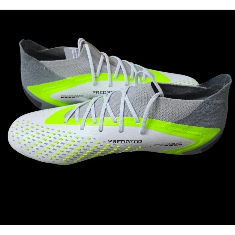 Adidas Predator Accuracy.1 FG White/Green Soccer Cleats Mens Size‎ 11 New GZ0035